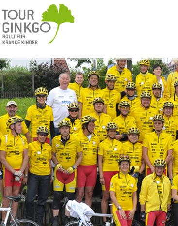 Tour Ginkgo rollt für kranke Kinder